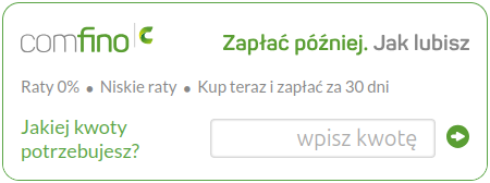 Baner standardowy z polem tekstowym