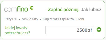 Baner standardowy z polem tekstowym